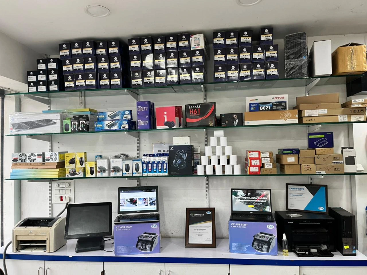 MS Technologies shop interior